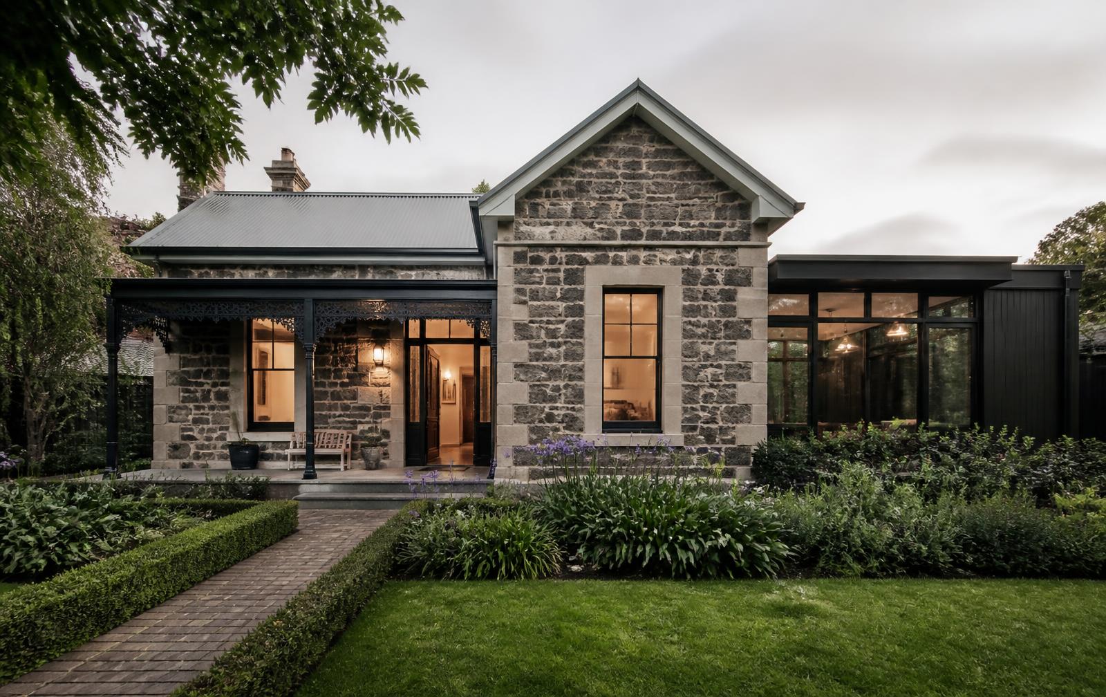 A restored bluestone villa represented by the practice